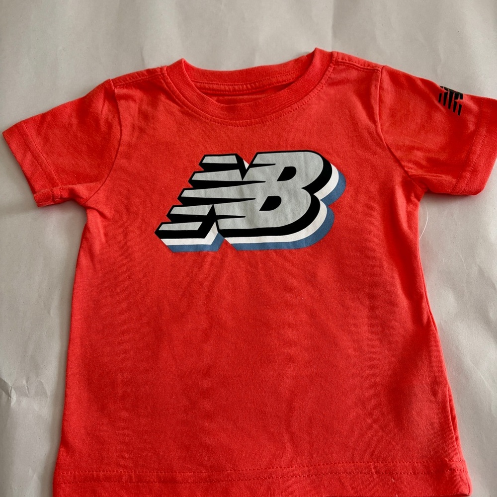 New Balance Kids' Vibrant Red Tee